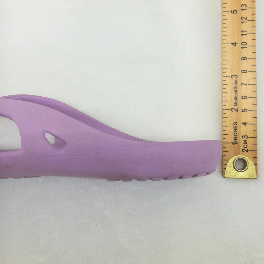 Crocs Kadee II Flip Flop Womens 7 Purple Sandal Lightweight Comfort Casual